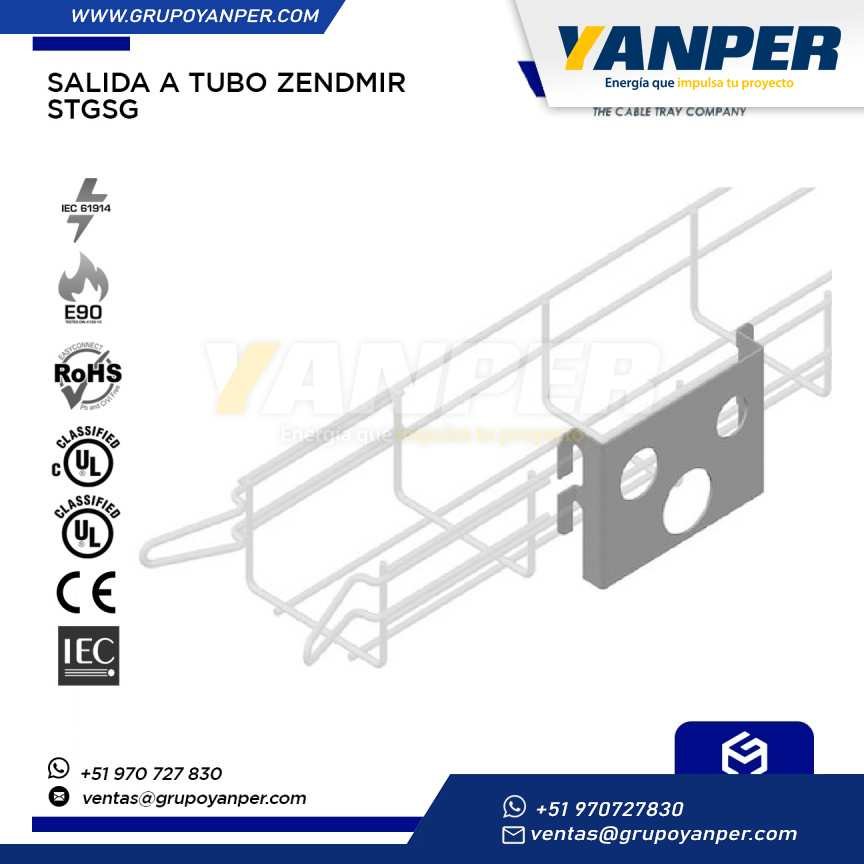 SOPORTE TUBO SENDZIMIR STGSG VALDINOX