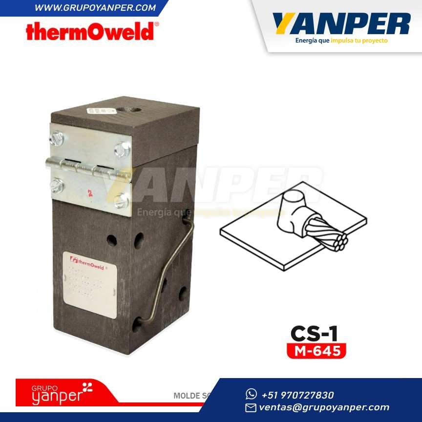 THERMOWELD SOLDADURA A SUPERFICIE PLANA HORIZONTAL 2/0 AWG